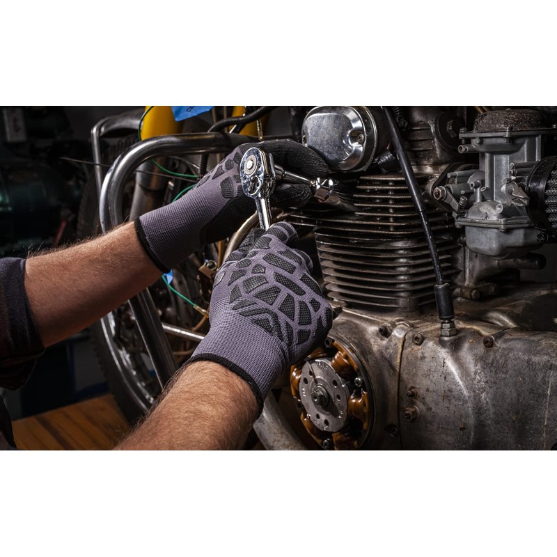 Boss Men's Tactile Grip Micro Armor Foam Latex Dipped Work