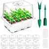Ukipos Set de 10 Bandejas de Germinación de Semillas, Macetas