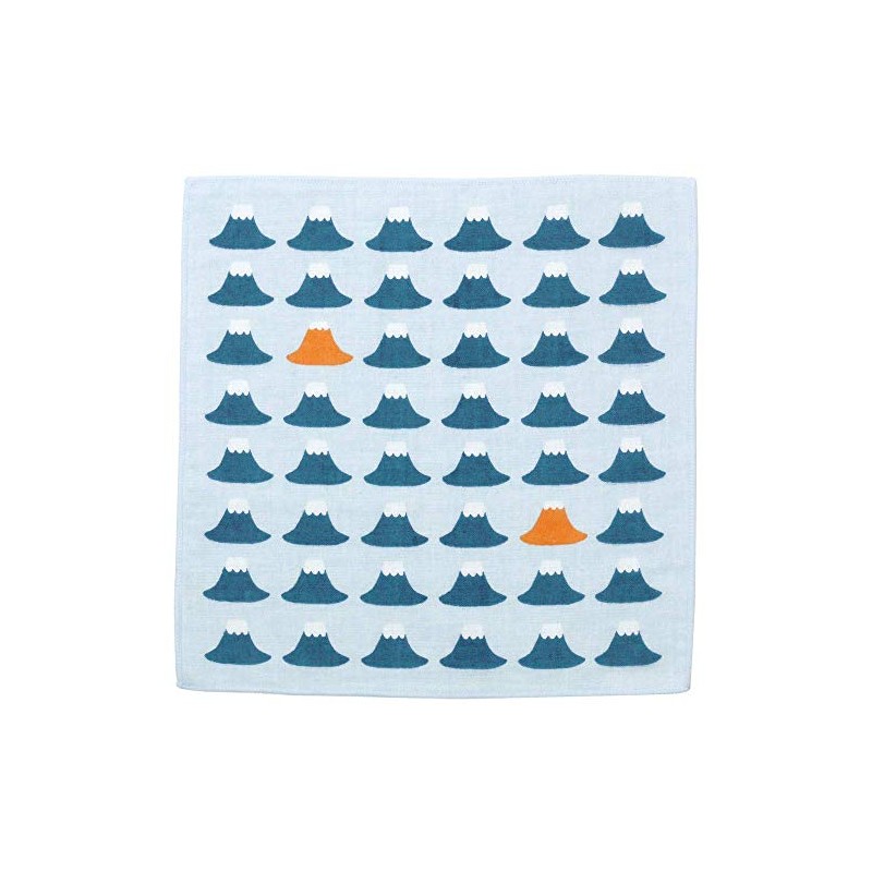 濱 Pattern Japanese taoru semiuxossyu Fuji Mountain View Blue