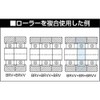 TRUSCO(トラスコ) ベストローラー 軽荷重用 Φ60 両側突出タイプ BR-60VV