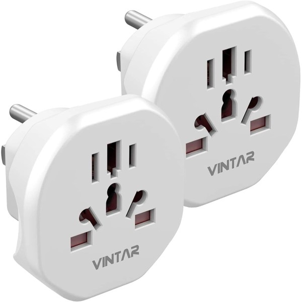 VINTAR 2 Pack World to US Travel Plug Adapter, VINTAR