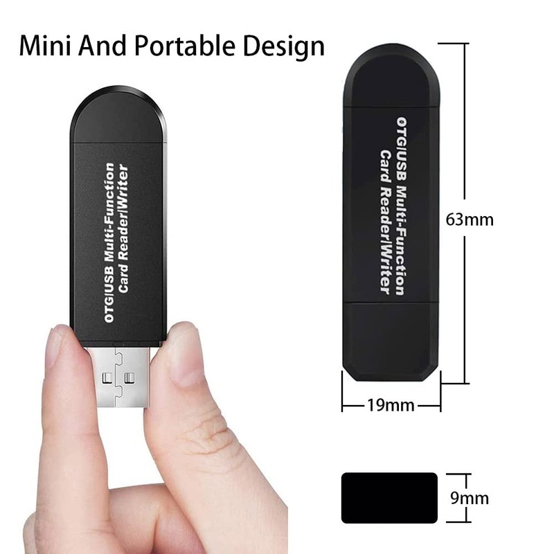 Micro USB OTG USB 2.0 Card Reader Adapter SD/Micro SD