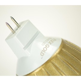 Unique Lighting Systems Flex Gold Series MR16 5W 40 Degree 380 Lumen 2700K Warm White LED Bulb (LED-5W-CM6FL27K)