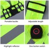 LED Reflective Safety Vest Adjustable USB Rechargeable Vest Warning Vest