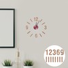 EXCEART Clock Numbers Set Wooden Arabic Numbers DIY Digital Clock