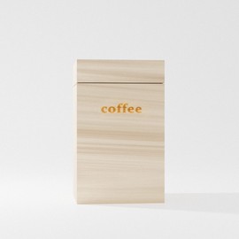 Nanairo Paulownia Coffee Storage Container, for 24 Ounce, Made in Japan