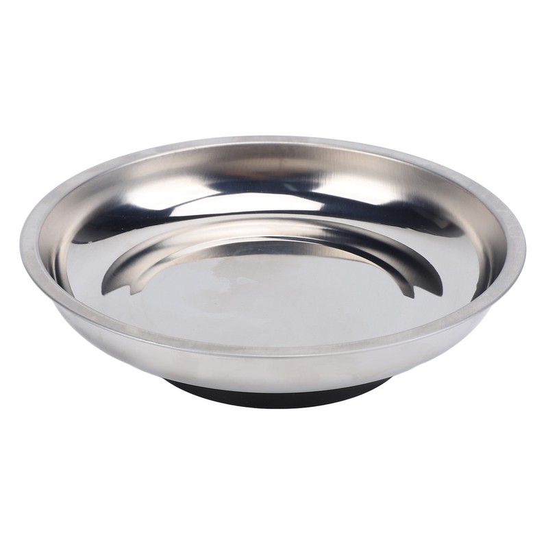 150mm Round Magnetic Parts Tray Stainless Steel 1000 to 1200