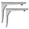 RecPro Folding Shelf Brackets Commercial Grade for Concession Stands &