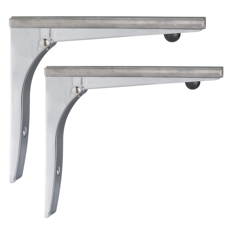 RecPro Folding Shelf Brackets Commercial Grade for Concession Stands &