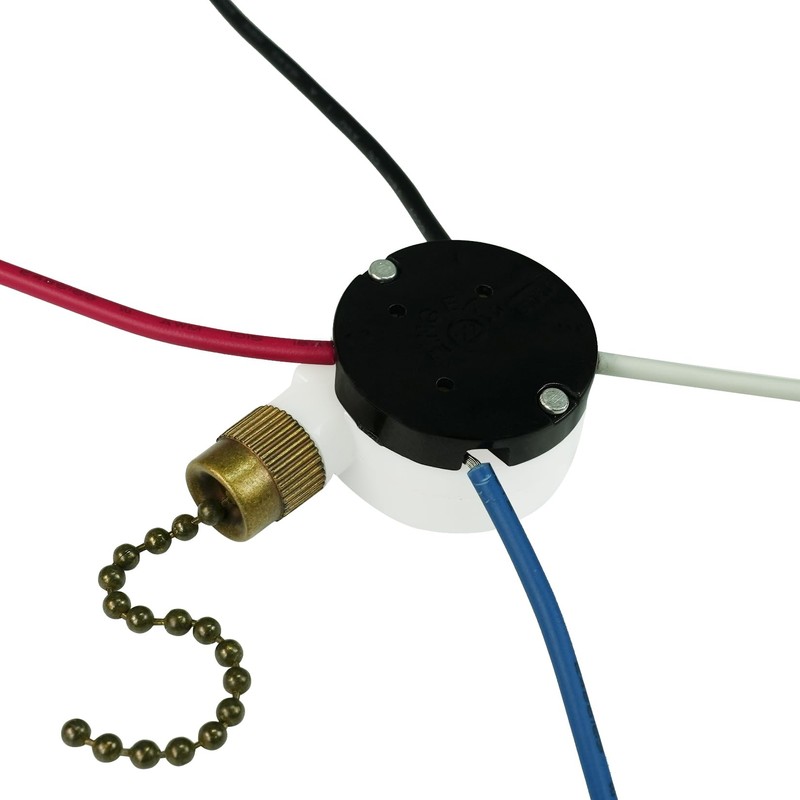 Ceiling Fan Switch Zing Ear ZE-208S E89885 3 Speed 4