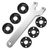 pwkauka 7PCS Angle Grinder Nut Angle Grinder Flange Wrench Kit,