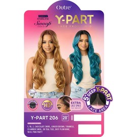 Outre Lace Front Wig - Perfect Hair Line - Swoop Series Y-Part 206 (GINGER BROWN)