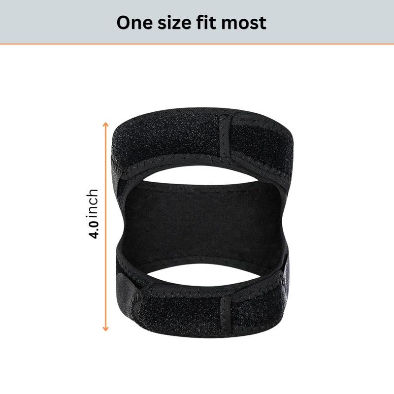 Patella Tendon Support Strap Dual Pack of1 | Adjustable Knee