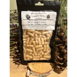 USDA organic ORGANIC garlic capsules LARGE dose 800 mg capsule Herbal supplement immune