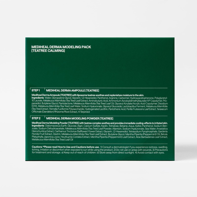 Mediheal Derma Modeling Pack (Teatree) - Rapid Cooling For Soothing