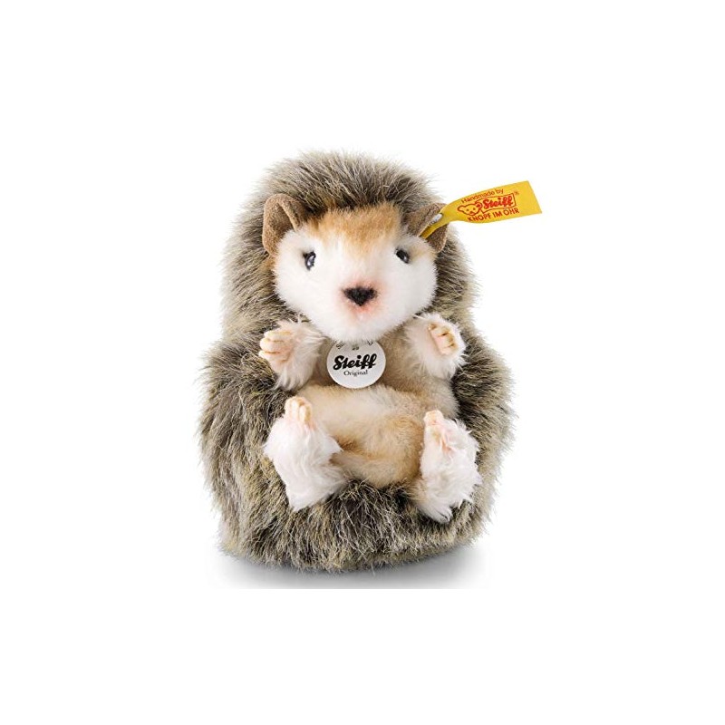 Steiff JOGGI Brown Baby Hedgehog – Cherished Heirloom Plush Toy,