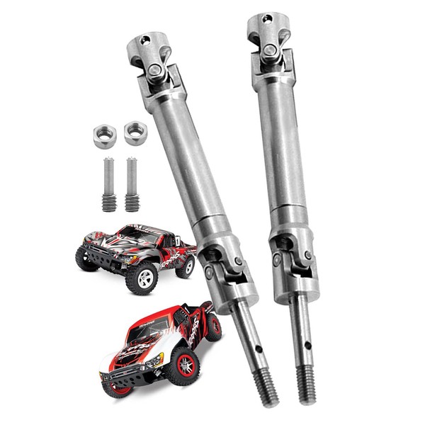 Stainless Steel Rear Drive Shaft CVD for 1/10 Rustler VXL