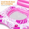 Inflatable Adult Pool Lounger – Tropical Leaf Reclining Float with