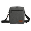 Picard Unisex Go Eco Briefcase (Pack of 1), charcoal, Textile