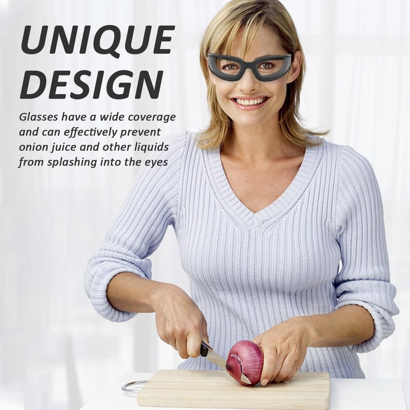 3 Pieces of Onion Chopping Glasses, Kitchen Goggles, Splash Protection