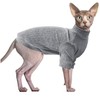 Oslueidy Sphynx Cat Clothes, Hairless Cat Vest Turtleneck Sweater, Kitten