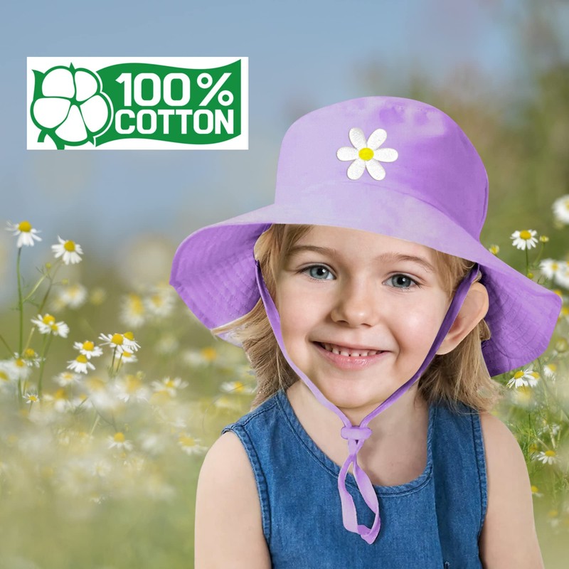 Girls Summer hat (Purple)