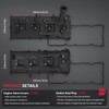 BDFHYK Left & Right Valve Cover Set with Gaskets Compatible