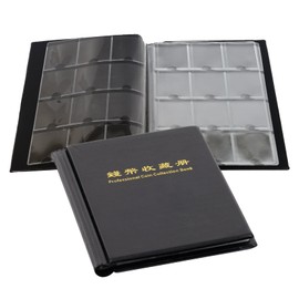 Coin Collection Book Australia Holder Album Staple Cardboard Flips 2" X2" Inches Clear Window Collectors Collector Albums Australian Coins Display Storage Holders Money Stock Organizer 120 Pockets 2X