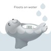 Angelcare Bath and Room Thermometer - Happy Seal, Grey, One