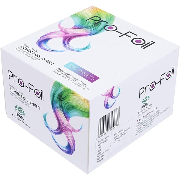 Just Home Ready to use Silver Foil Sheet, (2000 Sheets)