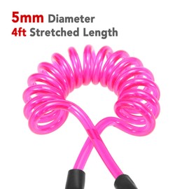 Lixada Leash Cord, Bodyboard, 4ft Ultra Strong TPU Cord, High Elasticity, Abrasion Resistant, Durable Surfing Cord