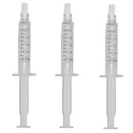 Bright White Smiles 44% Carbamide Peroxide Tooth Whitener Formula Teeth Whitening Gel Syringe Refill Pack,(3) 5ml Syringes,White