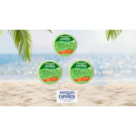 Aloe Vera Cream- Set of 3 - Espanol Aloe Vera Body Cream Face Cream Hand Cream 100% Natural Aloe Vera Body Cream Travel Size 3 x 30 ml