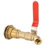 Rain Barrel Spigot 1/2 Inch Quarter Turn Brass Ball Valve