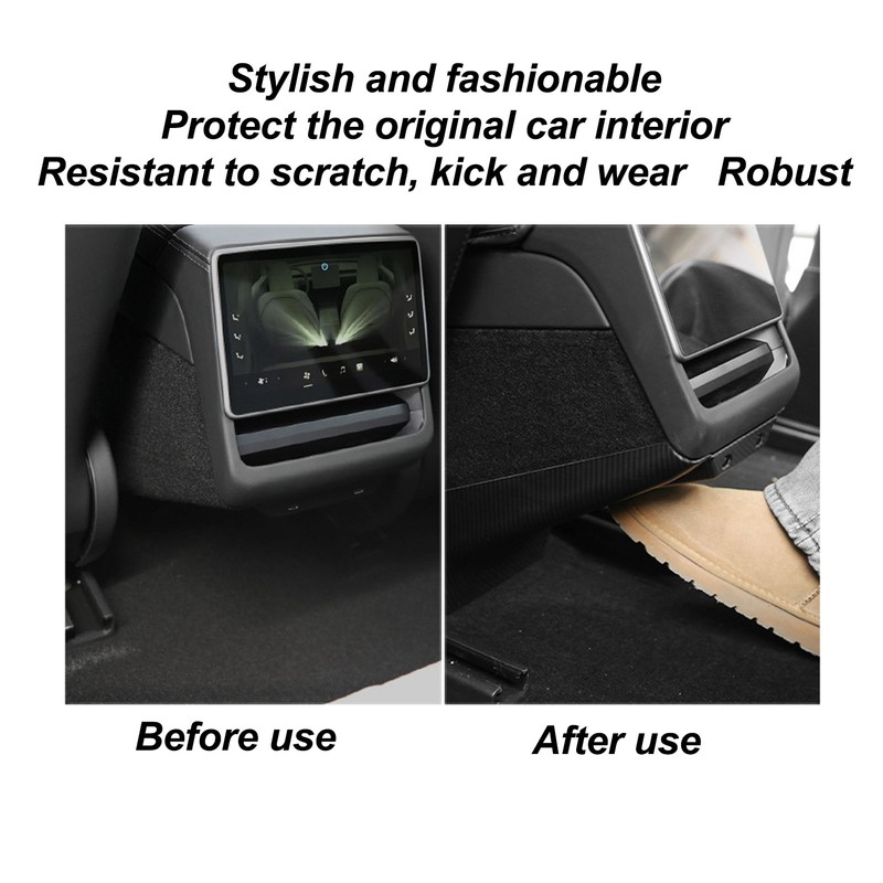 Rear AC Vent Outlet Anti Kick Trim Cover Scratch Proof