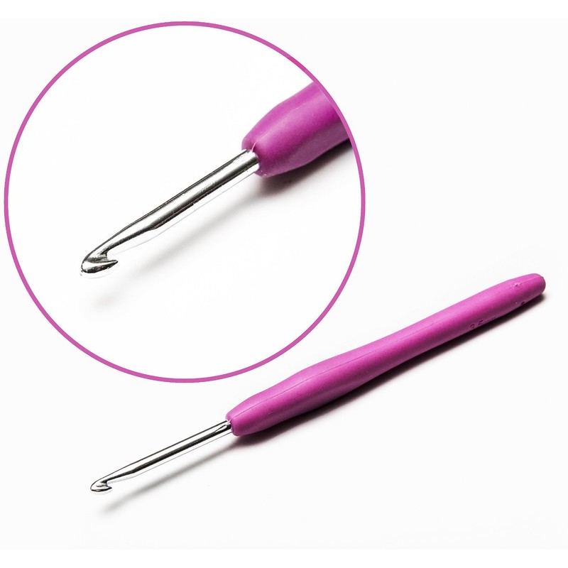 Ergo Hooks Ergonomic Crochet Hooks Cushion Grip for Ultimate Comfort