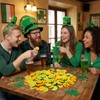 120 Pcs St. Patrick’s Day Shamrock Coins, Gold and Green