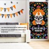 Banner De Halloween Para Puerta Cartel De Día De Los