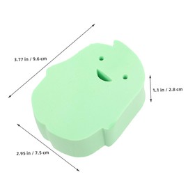 WOONEKY 3pcs Cute Penguin Bath Sponges Animal Bath Loofah for Newborns Durable Engaging Sponge