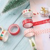 Feelava Christmas Washi Tape, 10 Rolls Christmas Masking Tape Set,