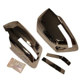 Coast to Coast International New Chrome Side Rear View Full Mirror Covers Trim Set for The GMC Acadia, Outlook & Chevy Traverse