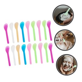 FOMIYES 150pcs Facial Plastic Beauty Spatulas Mask Mixing Tools Slip Lightweight for Home Salon Use