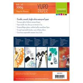 Vaessen Creative Yupo Paper White A4 Pack of 5