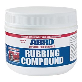 ABRO Superior Performance Rubbing Compound, 32 oz., High-tech Shine Car Scratch Remover for Vehicles, Restorers Swirls and Scratches, Buffing Compound for Oxidized Finishes, Smooth, Reflect, Clean