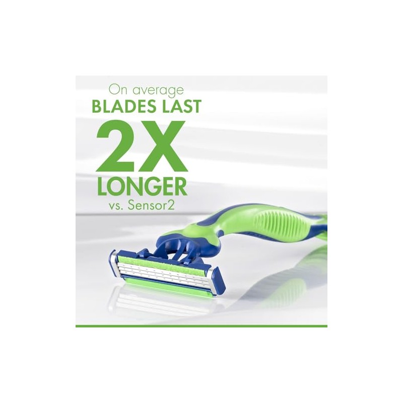Gillette Sensor3 Sensitive - Maquinilla de afeitar desechable para hombre,