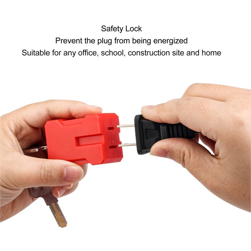 Electrical Cord Plug Lockout Device Insulated Impact Proof Plug Locking