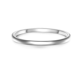 Glanzstücke München Women's Ring Sterling Silver Stacking Ring Silver Ring, Silver