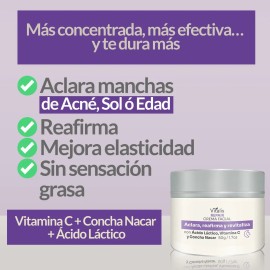 Crema Noche Antiedad Antimanchas, Reafirmante, Aclarante Todo Tipo De Piel Noche