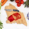 Totally Bamboo Destination Maine State Shaped Serving and Cutting Board,