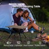 OneTigris Dipper Camping Table, Lightweight Portable Folding Table with Mesh